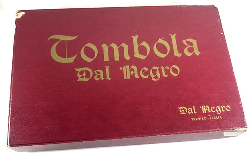 Tombola dal negro gioco - gioco, in