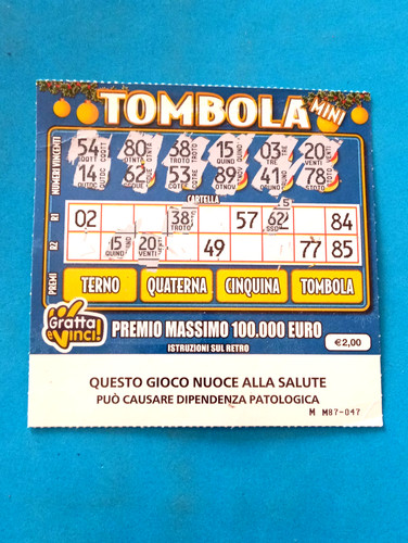 Gratta vinci gioco tombola - vinci,