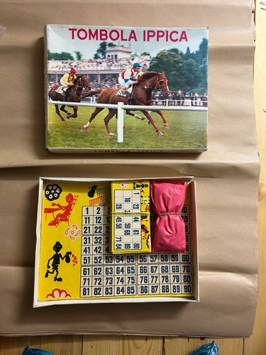 Gioco tavolo tombola ippica - tavolo,