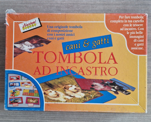 Tombola incastro cani gatti - tombola,