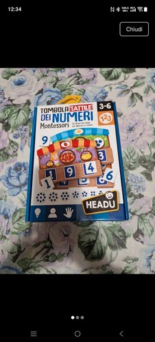 Headu tombola tattile - tattile, numeri