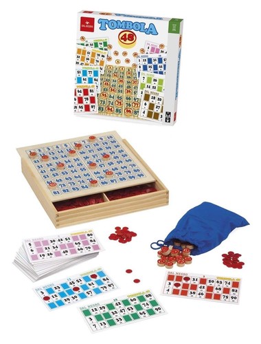 Dal negro tombola gioco - negro,