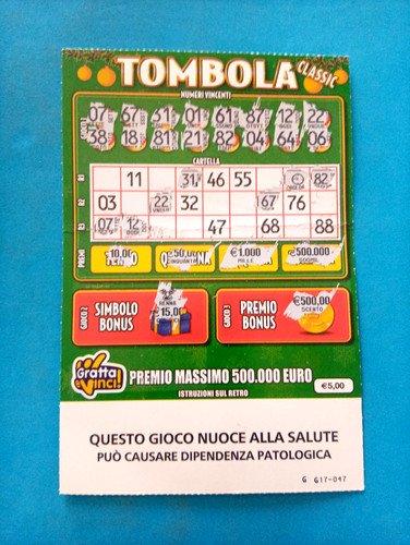Gratta vinci gioco tombola - gratta, e